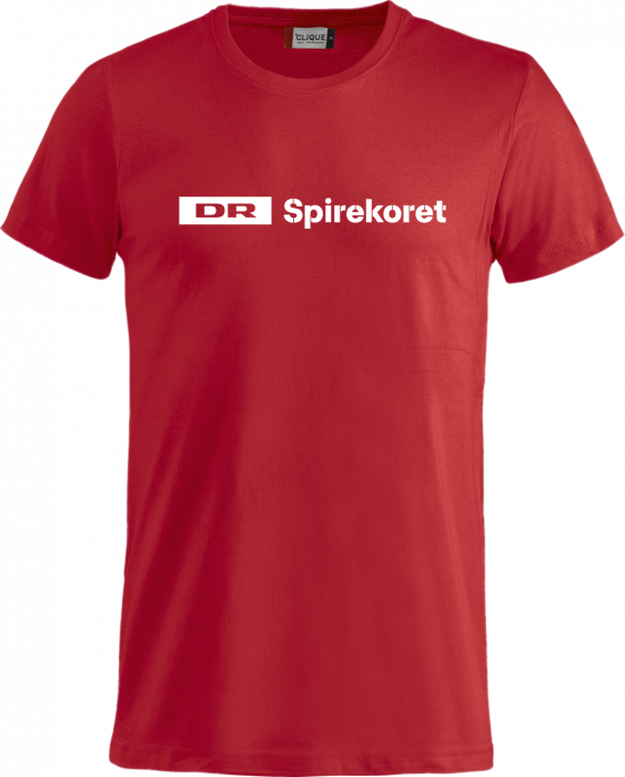 Clique - Dr Spirekoret T-Shirt - Czerwony