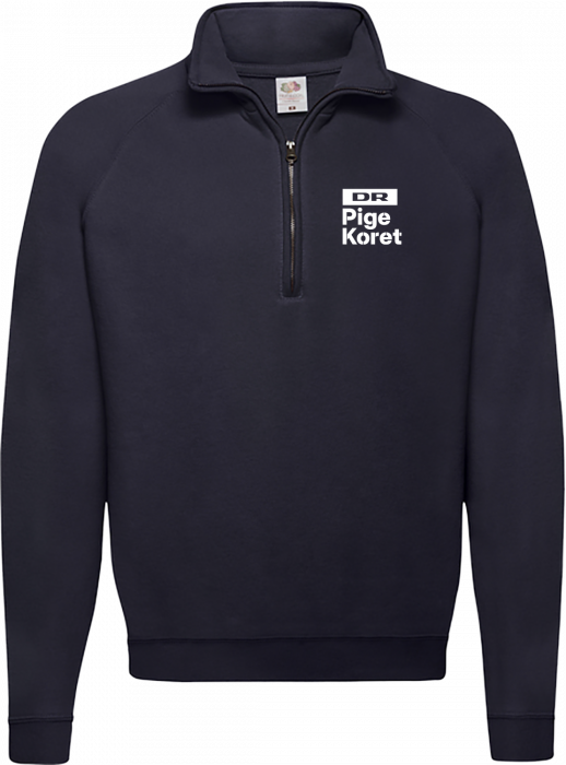 Fruit of the loom - Dr Pigekoret Half-Zip Sweatshirt - Deep Navy